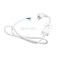 Сетевой шнур с УЗО (30mA) L=1100mm к бойлеру