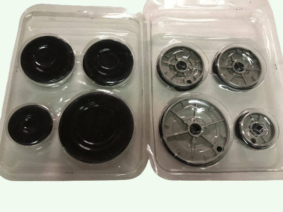 Рассекатели в сборе с крышками для Газовой Плиты комплект 4шт